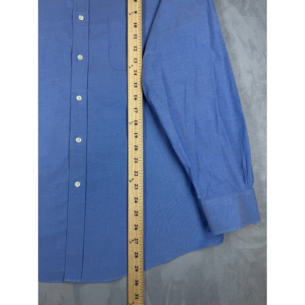 Brooks Brothers Men's 15.5-33 Regent Fit Blue LS Non-Iron Supima Shirt NWOT - Picture 8 of 11